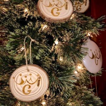 Wooddiscornament